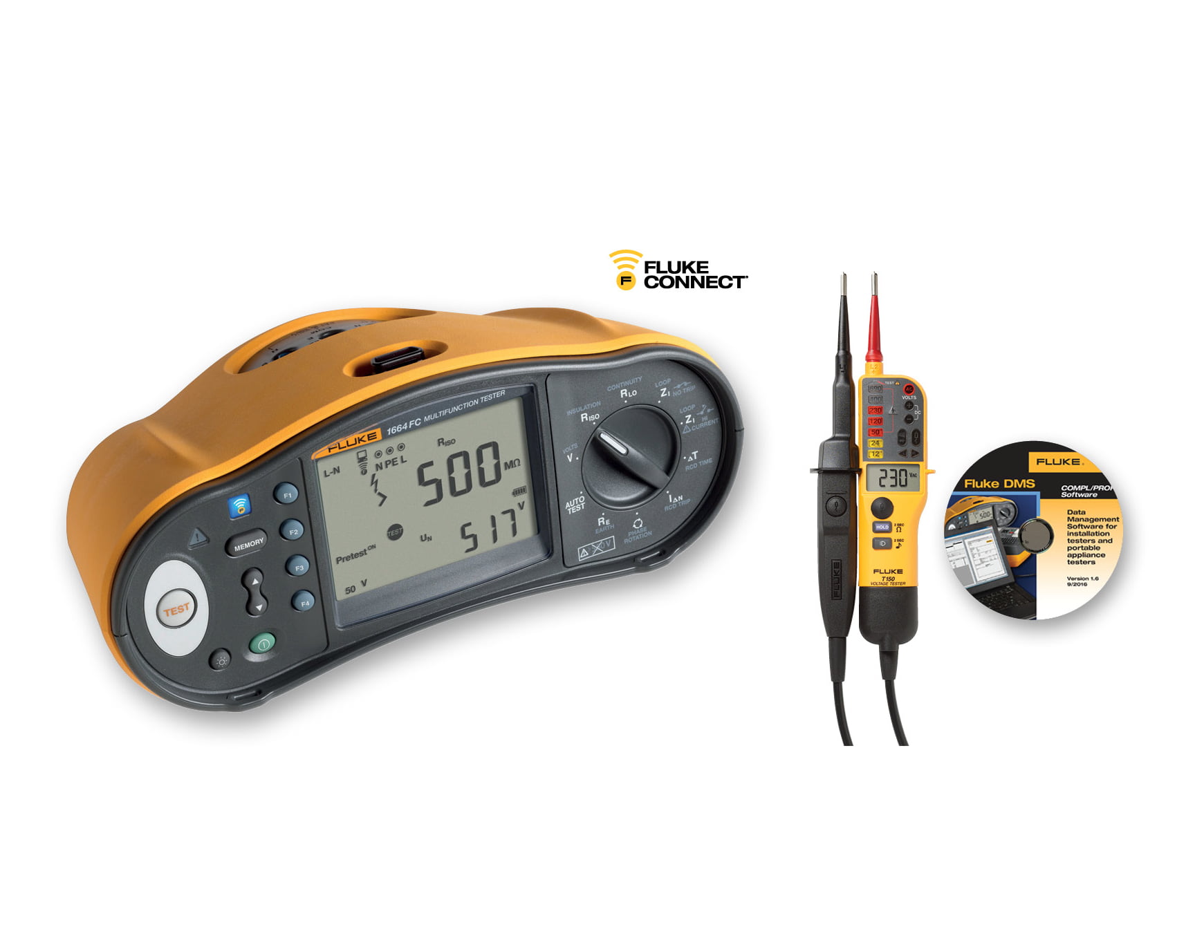 Fluke 1660 Series Multifunction Installation Tester Kit moneysaving