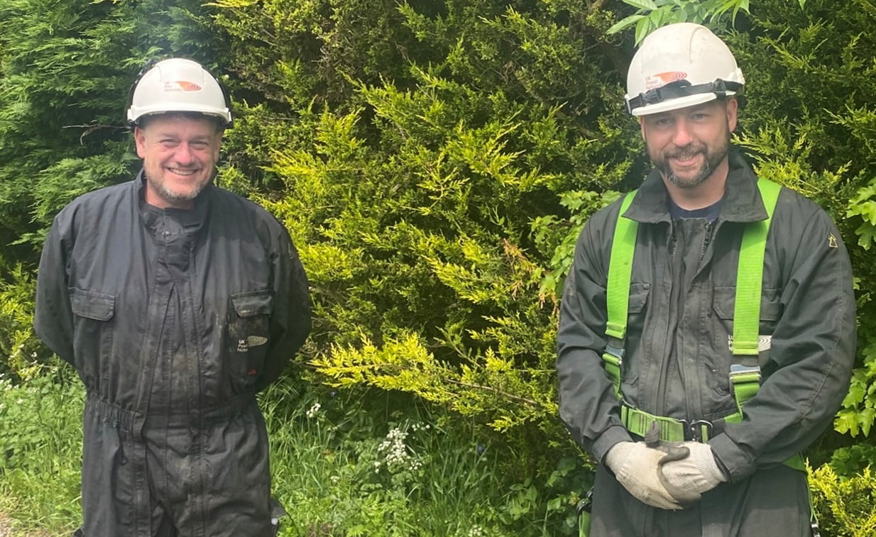 Pic caption 1 Alan Rigby and Aaron Kirby - Electrical Times
