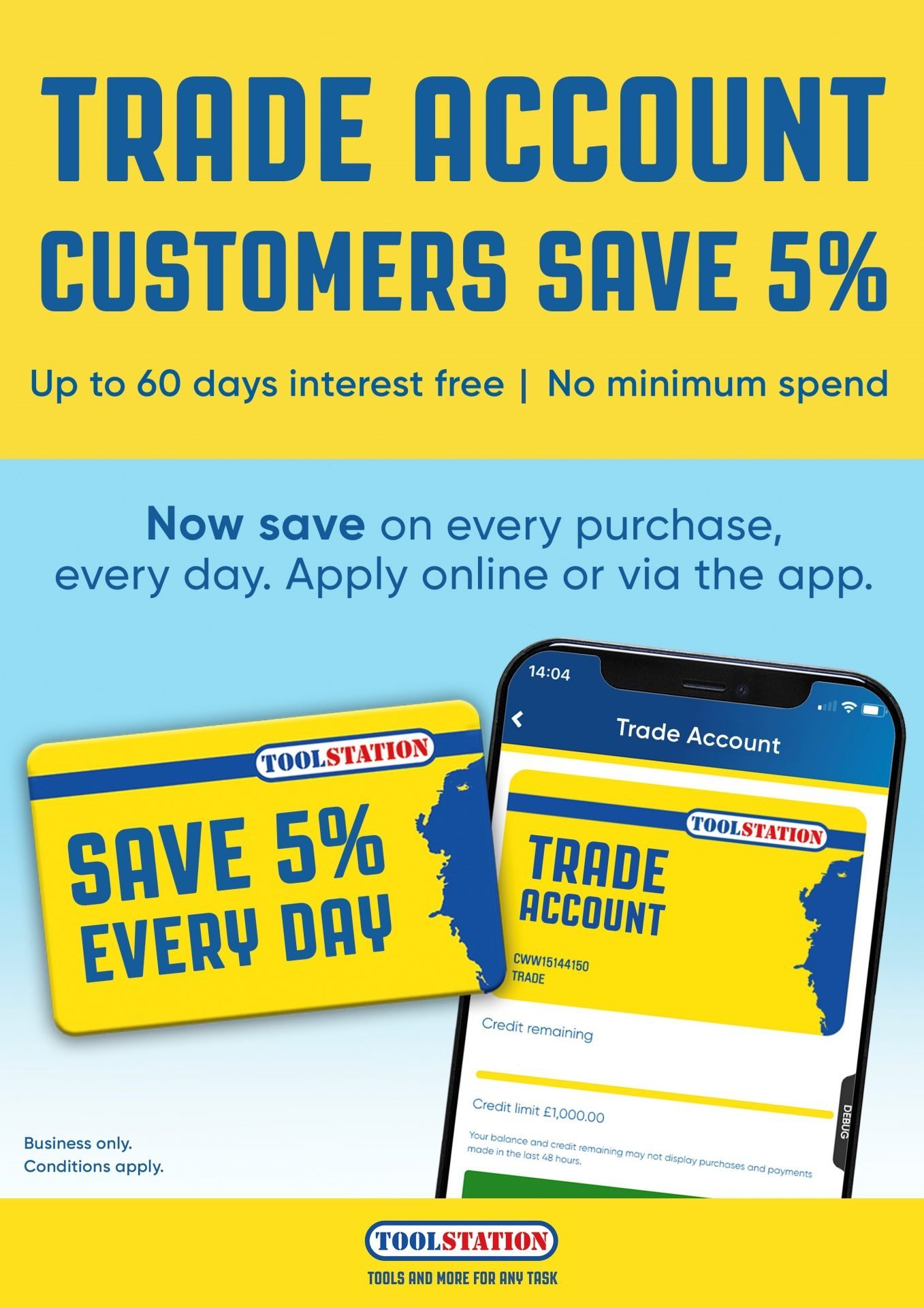 Toolstation targets Trade Account customers with 5 per cent off all